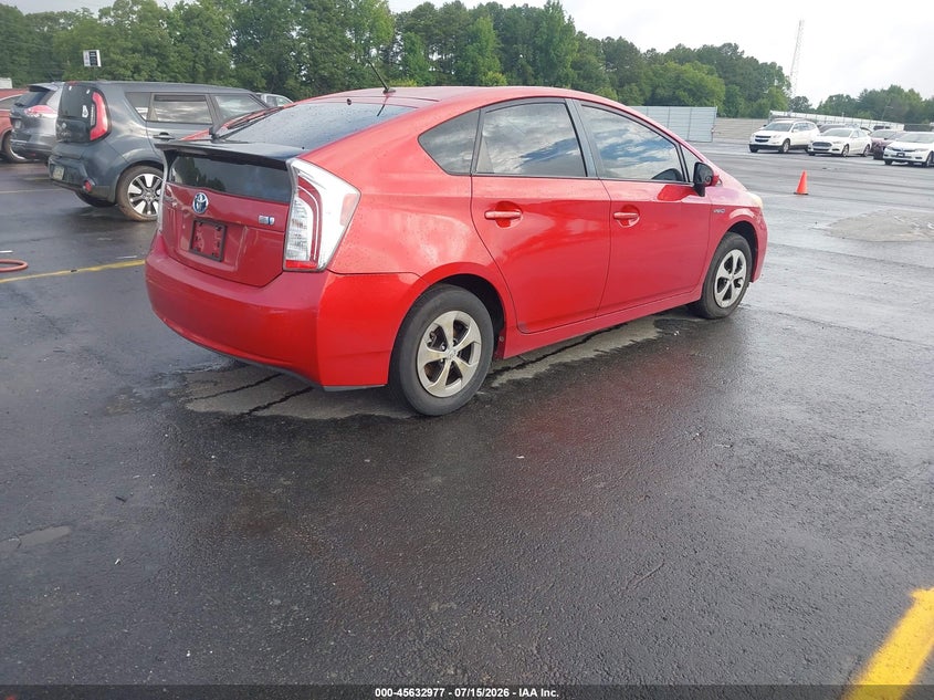 2012 Toyota Prius VIN JTDKN3DU2C5485810 IAAI salvage auction — NORMAL WEAR, Clear (Georgia), sold $275 on 2026-07-29 (photo 4)