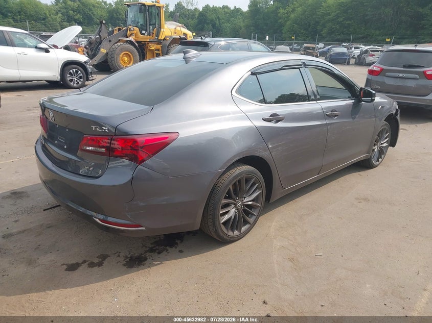 2017 Acura Tlx VIN 19UUB1F55HA011037 IAAI salvage auction — RIGHT FRONT, Salvage Title, sold $2,100 on 2026-09-24 (photo 4)
