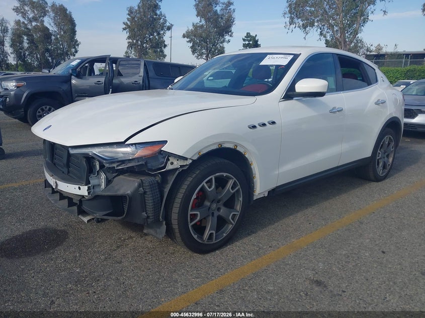 2018 Maserati Levante VIN ZN661XUAXJX270265 IAAI salvage auction — FRONT END, Wait Title, sold $6,300 on 2026-08-08 (photo 2)