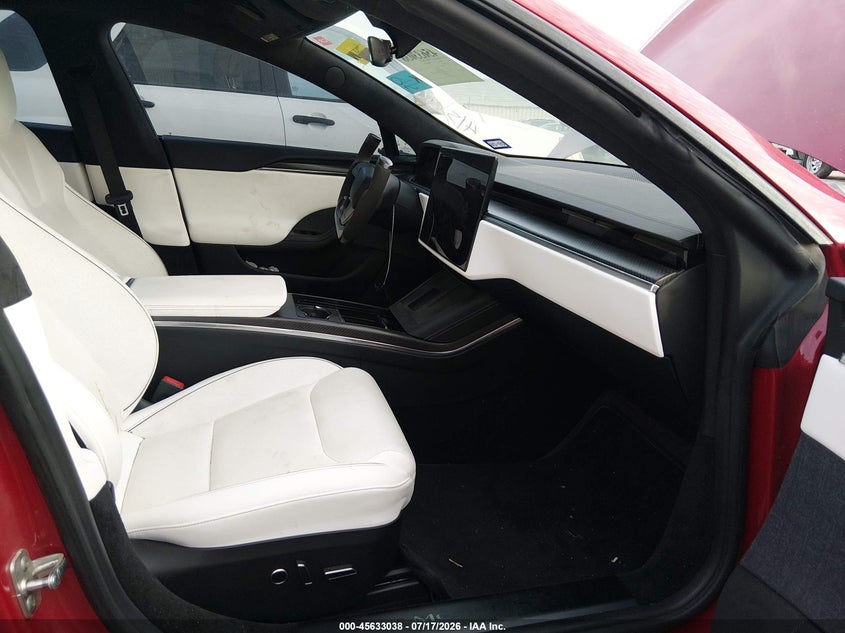 2022 Tesla Model s VIN 5YJSA1E67NF462623 IAAI salvage auction — ENGINE DAMAGE, Nrc Lienholder Repossession Paperwork (Texas), sold $5,600 on 2026-07-30 (photo 5)