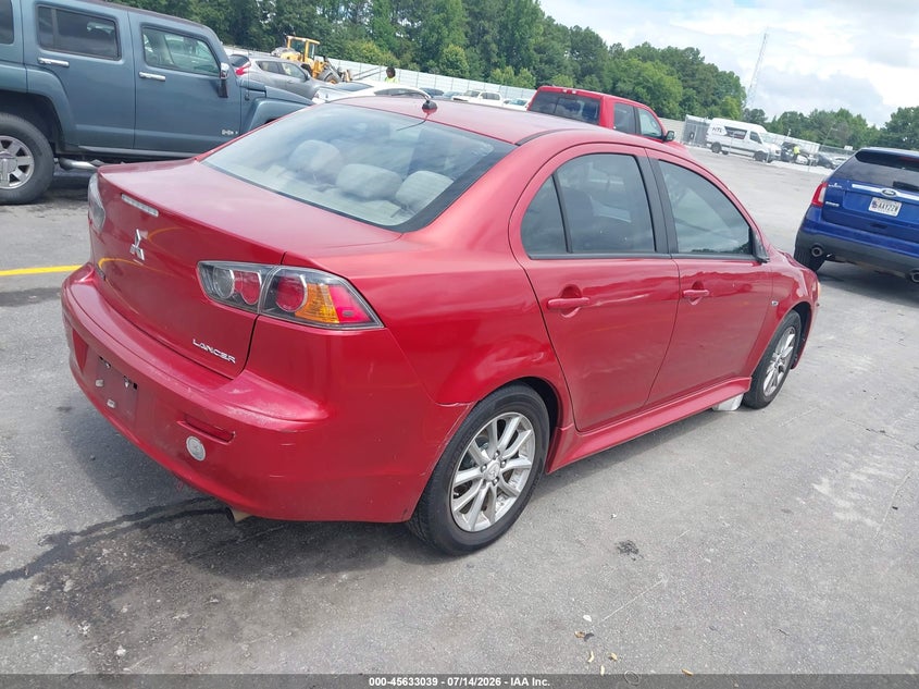 2016 Mitsubishi Lancer VIN JA32U2FU4GU000474 IAAI salvage auction — NORMAL WEAR, Clear (Georgia), sold $275 on 2026-07-29 (photo 4)