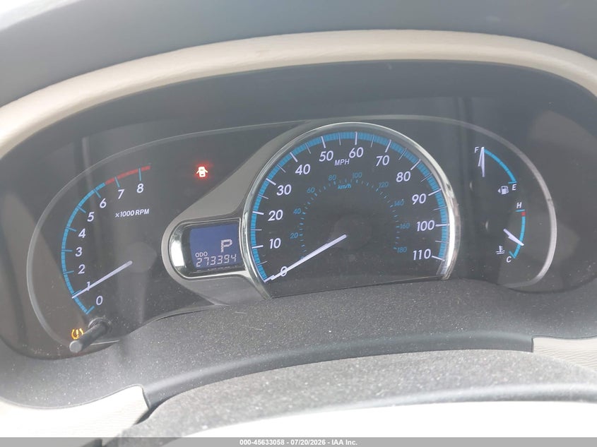 2012 Toyota Sienna VIN 5TDDK3DC5CS035068 IAAI salvage auction — NORMAL WEAR, Clear-Endorsement (Wisconsin), sold $925 on 2026-07-28 (photo 7)