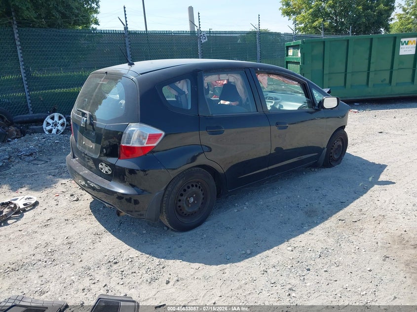 2009 Honda Fit VIN JHMGE88249S063641 IAAI salvage auction — FRONT END, Salvage (Pennsylvania), sold $200 on 2026-07-31 (photo 4)