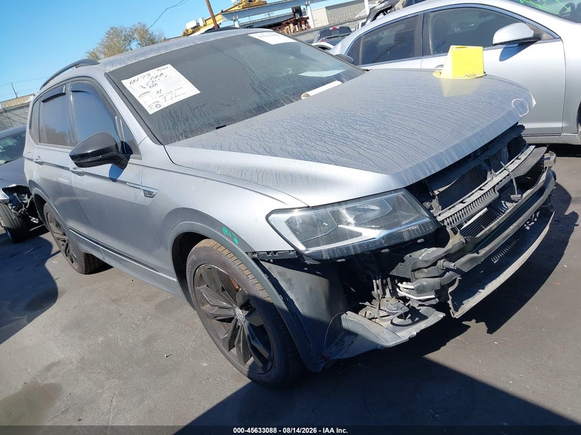 2021 Volkswagen Tiguan VIN 3VV3B7AX7MM013585 IAAI salvage auction — FRONT END, Salvage Certificate (California), sold $5,800 on 2026-08-28 (photo 1)