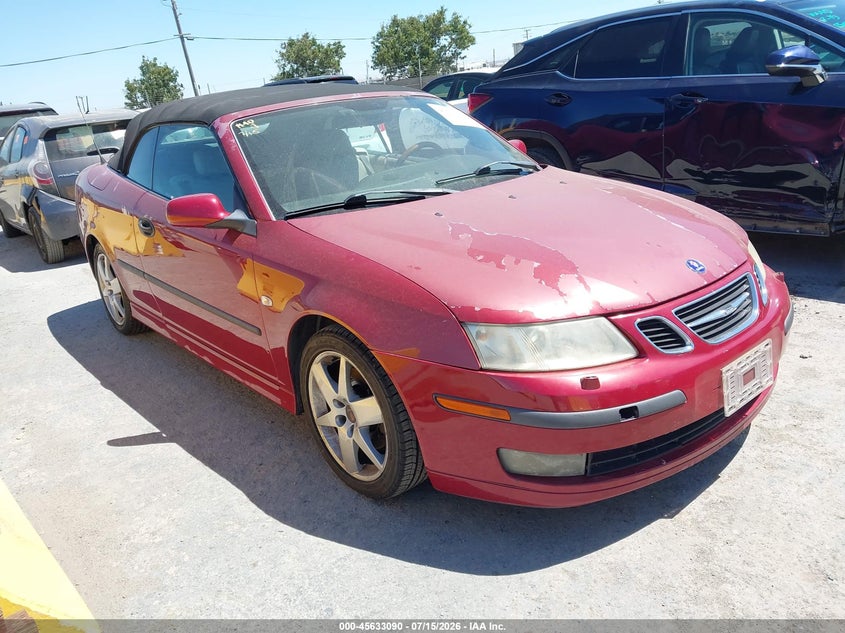 2005 Saab 9-3 VIN YS3FD75Y756013587 IAAI salvage auction — NORMAL WEAR, Clear - Dealer Only (California), sold $200 on 2026-07-23 (photo 1)