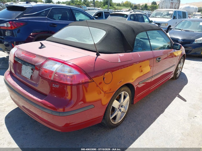 2005 Saab 9-3 VIN YS3FD75Y756013587 IAAI salvage auction — NORMAL WEAR, Clear - Dealer Only (California), sold $200 on 2026-07-23 (photo 4)