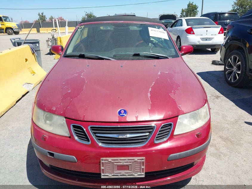 2005 Saab 9-3 VIN YS3FD75Y756013587 IAAI salvage auction — NORMAL WEAR, Clear - Dealer Only (California), sold $200 on 2026-07-23 (photo 6)