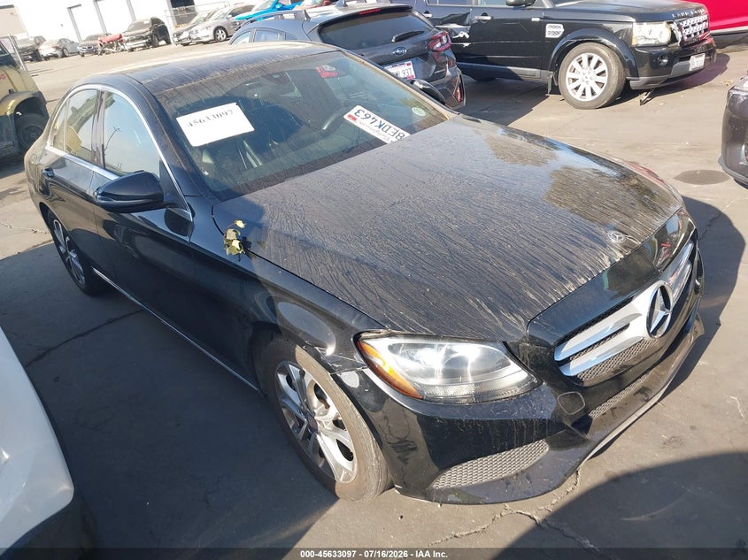 2018 Mercedes-benz C-klasse VIN WDDWF4JB9JR404448 IAAI salvage auction — SIDE, Wait Title, sold $6,400 on 2026-08-19 (photo 1)