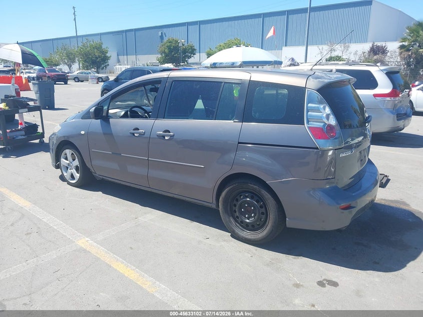 2007 Mazda 5 VIN JM1CR29L870140092 IAAI salvage auction — NORMAL WEAR, App For Dup Clear (California), sold $450 on 2026-07-20 (photo 3)