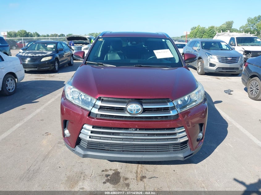2017 Toyota Highlander hybrid VIN 5TDDGRFH8HS025011 IAAI salvage auction — NORMAL WEAR, Clear (Tennessee), sold $6,200 on 2026-07-28 (photo 6)