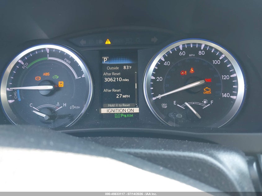 2017 Toyota Highlander hybrid VIN 5TDDGRFH8HS025011 IAAI salvage auction — NORMAL WEAR, Clear (Tennessee), sold $6,200 on 2026-07-28 (photo 7)