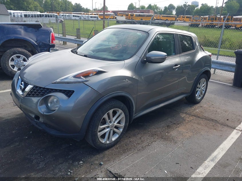 2016 Nissan Juke VIN JN8AF5MR8GT604577 IAAI salvage auction — NORMAL WEAR, Clear (North Carolina), sold $425 on 2026-07-30 (photo 2)