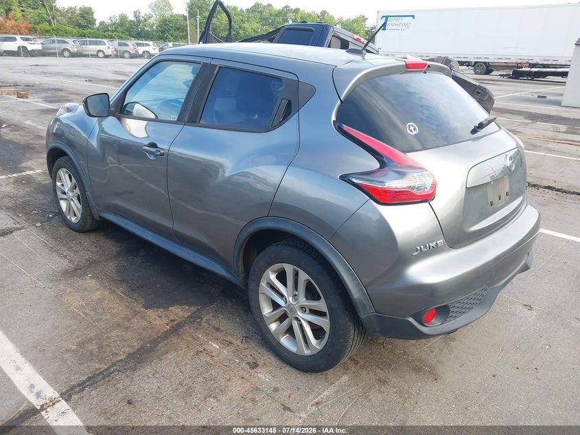 2016 Nissan Juke VIN JN8AF5MR8GT604577 IAAI salvage auction — NORMAL WEAR, Clear (North Carolina), sold $425 on 2026-07-30 (photo 3)