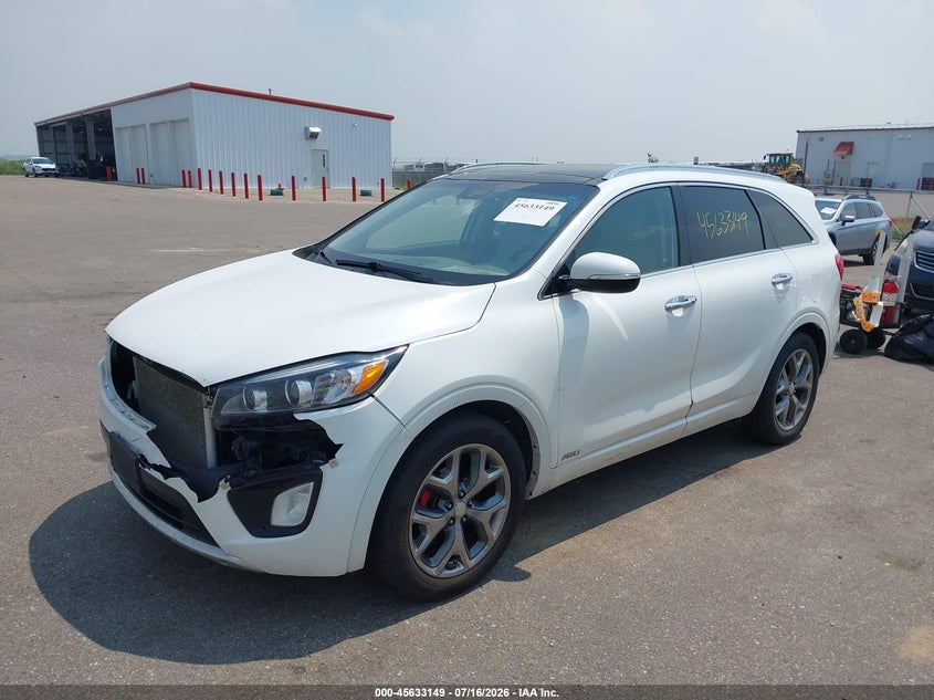 2016 Kia Sorento VIN 5XYPKDA59GG095799 IAAI salvage auction — FRONT END, Clear (Minnesota), sold $700 on 2026-07-29 (photo 2)