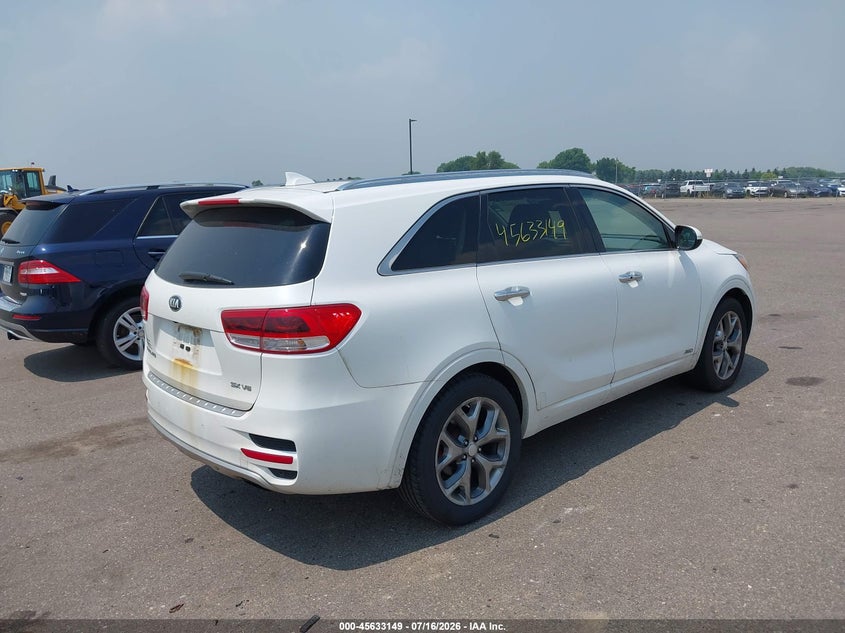 2016 Kia Sorento VIN 5XYPKDA59GG095799 IAAI salvage auction — FRONT END, Clear (Minnesota), sold $700 on 2026-07-29 (photo 4)
