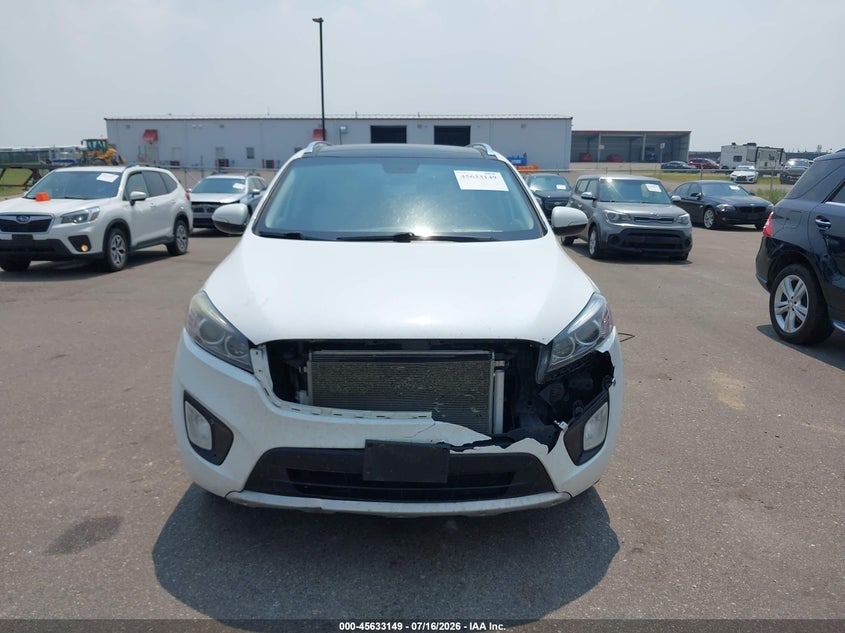 2016 Kia Sorento VIN 5XYPKDA59GG095799 IAAI salvage auction — FRONT END, Clear (Minnesota), sold $700 on 2026-07-29 (photo 6)