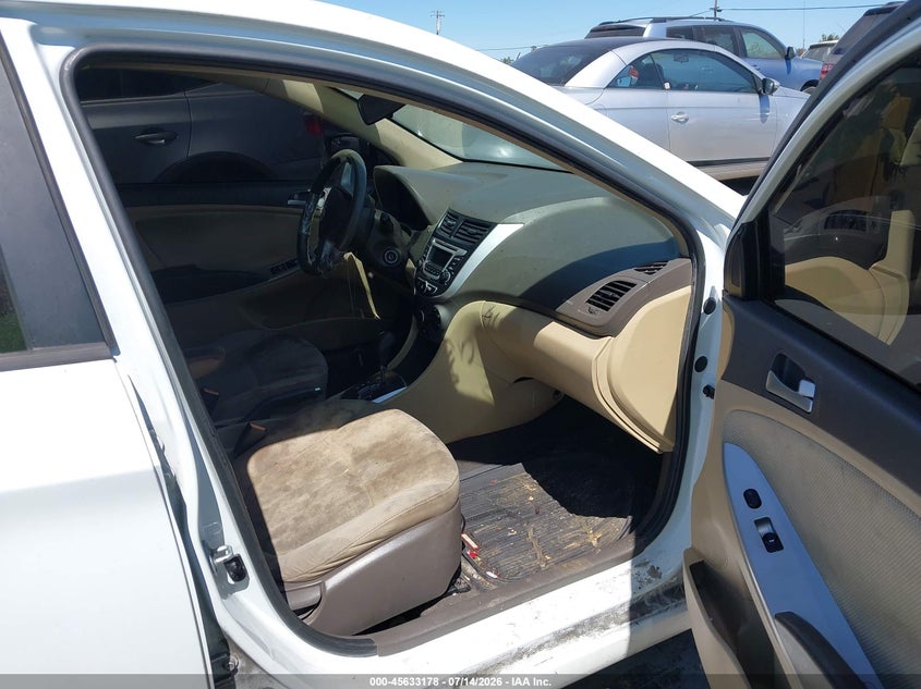 2014 Hyundai Accent VIN KMHCT4AE8EU616255 IAAI salvage auction — NORMAL WEAR, Clear - Dealer Only (California), sold $375 on 2026-07-23 (photo 5)
