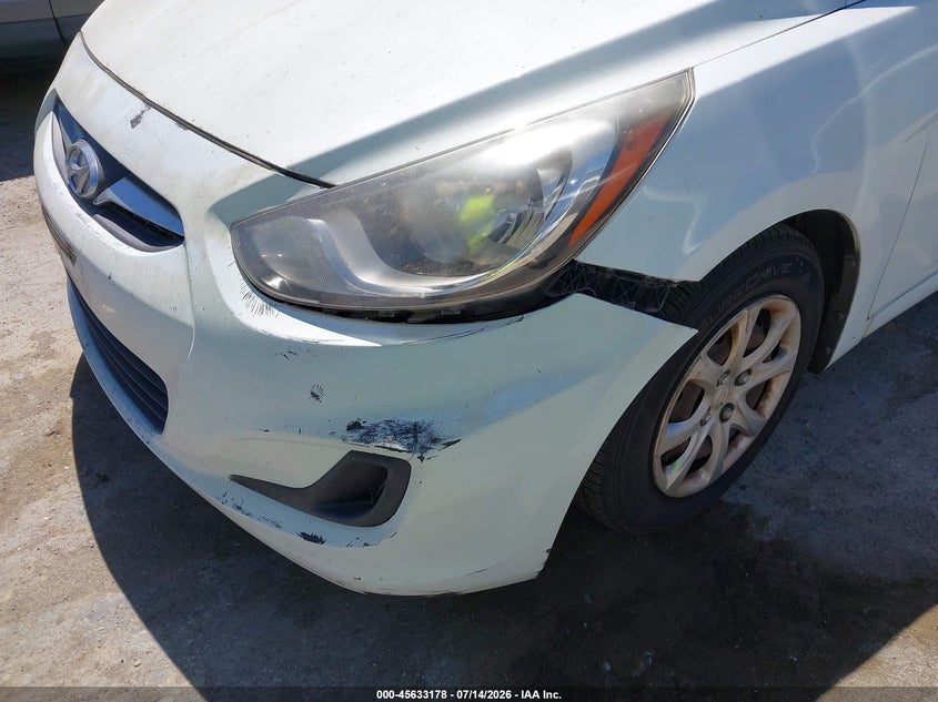 2014 Hyundai Accent VIN KMHCT4AE8EU616255 IAAI salvage auction — NORMAL WEAR, Clear - Dealer Only (California), sold $375 on 2026-07-23 (photo 6)
