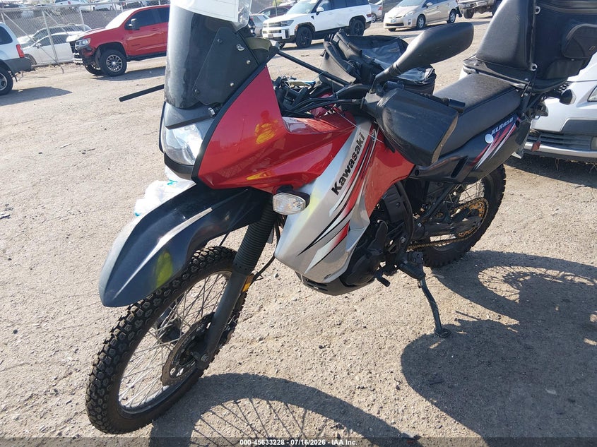2012 Kawasaki Kl650 VIN JKAKLEE13CDA48018 IAAI salvage auction — FRONT END, Clear (Indiana), sold $25 on 2026-07-29 (photo 2)