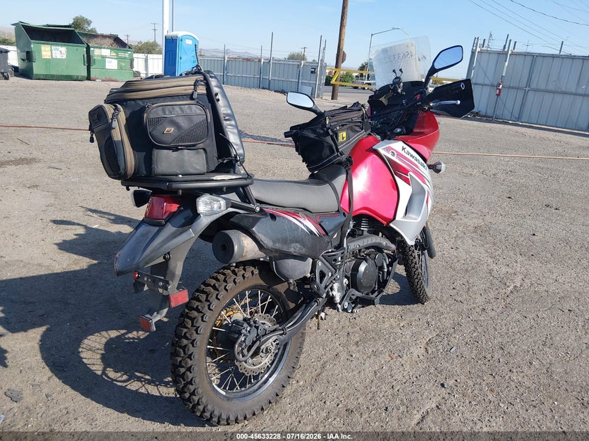 2012 Kawasaki Kl650 VIN JKAKLEE13CDA48018 IAAI salvage auction — FRONT END, Clear (Indiana), sold $25 on 2026-07-29 (photo 4)
