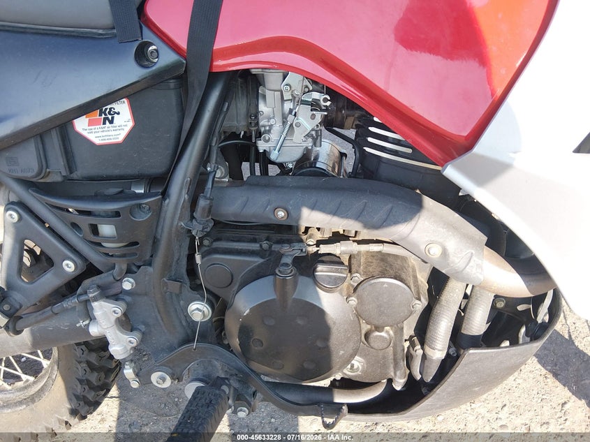 2012 Kawasaki Kl650 VIN JKAKLEE13CDA48018 IAAI salvage auction — FRONT END, Clear (Indiana), sold $25 on 2026-07-29 (photo 8)