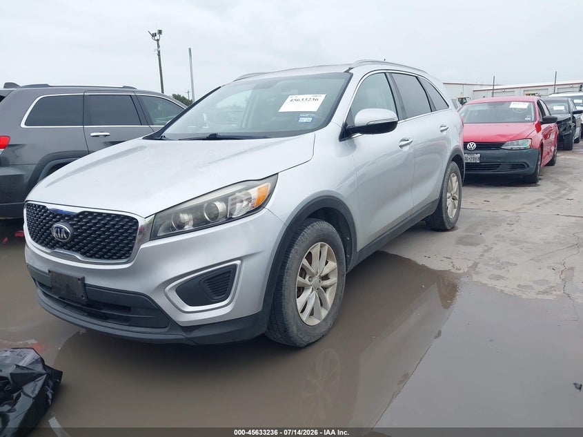 2017 Kia Sorento VIN 5XYPG4A53HG331737 IAAI salvage auction — NORMAL WEAR, Original (Texas), sold $1,175 on 2026-07-28 (photo 2)