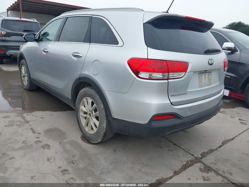2017 Kia Sorento VIN 5XYPG4A53HG331737 IAAI salvage auction — NORMAL WEAR, Original (Texas), sold $1,175 on 2026-07-28 (photo 3)