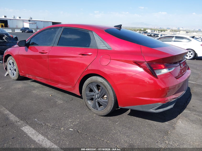 2021 Hyundai Elantra VIN 5NPLM4AG7MH046504 IAAI salvage auction — FRONT END, Salvage (Nevada), sold $2,500 on 2026-07-31 (photo 3)