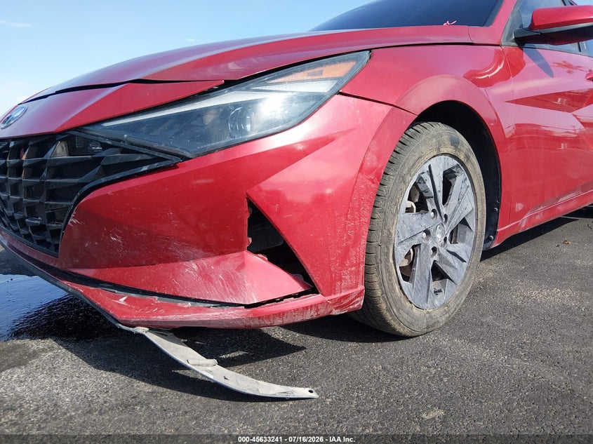 2021 Hyundai Elantra VIN 5NPLM4AG7MH046504 IAAI salvage auction — FRONT END, Salvage (Nevada), sold $2,500 on 2026-07-31 (photo 6)