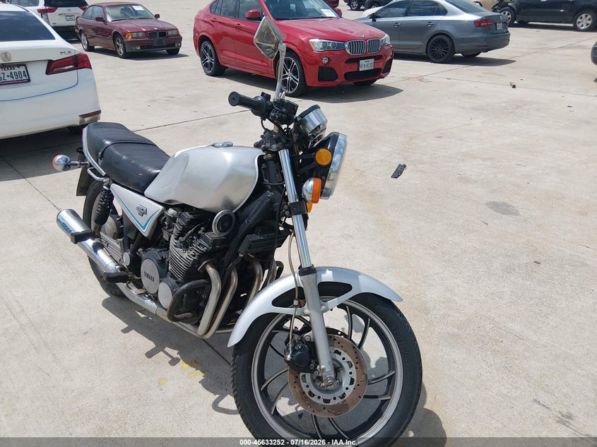 1982 Yamaha Xj650 VIN JYA5V2008CA002138 IAAI salvage auction — NORMAL WEAR, Original (Texas), sold $25 on 2026-07-24 (photo 1)