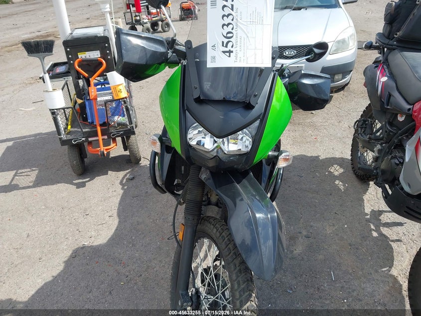 2014 Kawasaki Kl650 VIN JKAKLEE15EDA74607 IAAI salvage auction — FRONT END, Clear (New Mexico), sold $1,550 on 2026-07-20 (photo 5)