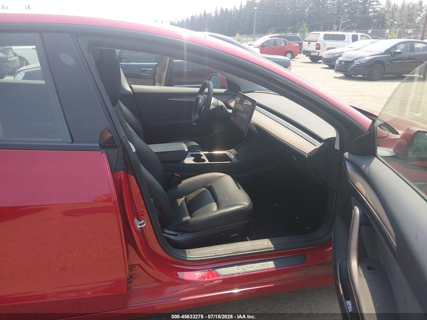 2023 Tesla Model 3 VIN 5YJ3E1EA8PF475283 IAAI salvage auction — RIGHT FRONT, Bill Of Sale (Washington), sold $3,150 on 2026-07-30 (photo 5)