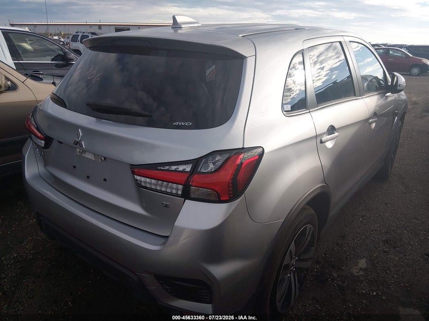 2026 Mitsubishi Outlander sport VIN JA4ARUAU2TU019840 IAAI salvage auction — ENGINE DAMAGE, Clear (Colorado), sold $125 on 2026-07-28 (photo 4)