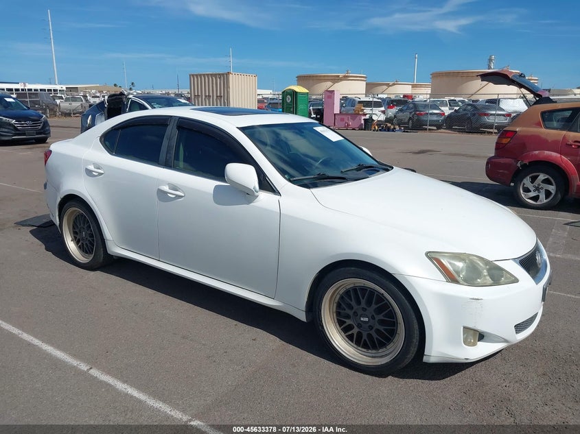 2006 Lexus Is 250 VIN JTHBK262962011579 IAAI salvage auction — NORMAL WEAR, Clear (Hawaii), sold $150 on 2026-07-28 (photo 1)