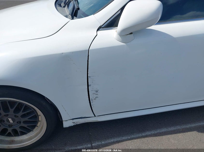 2006 Lexus Is 250 VIN JTHBK262962011579 IAAI salvage auction — NORMAL WEAR, Clear (Hawaii), sold $150 on 2026-07-28 (photo 6)