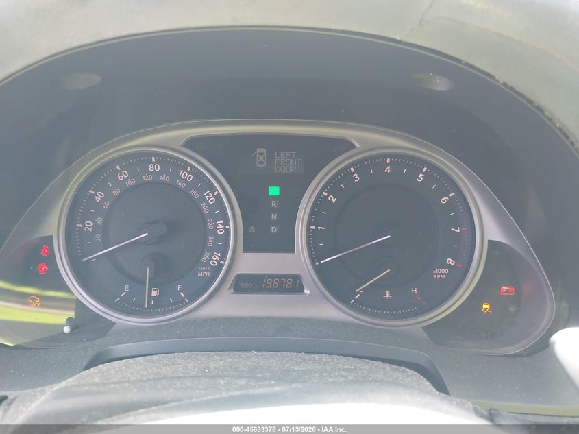 2006 Lexus Is 250 VIN JTHBK262962011579 IAAI salvage auction — NORMAL WEAR, Clear (Hawaii), sold $150 on 2026-07-28 (photo 7)