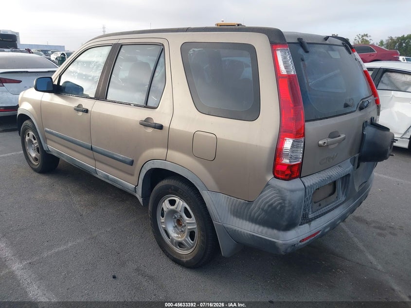 2005 Honda Cr-v VIN JHLRD68545C003216 IAAI salvage auction — VANDALISM, Salvage (California), sold $75 on 2026-07-30 (photo 3)