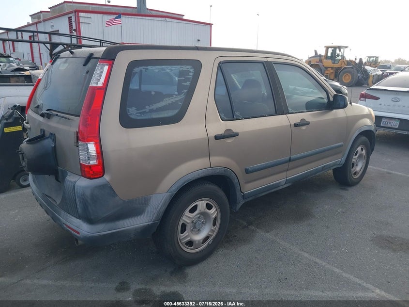 2005 Honda Cr-v VIN JHLRD68545C003216 IAAI salvage auction — VANDALISM, Salvage (California), sold $75 on 2026-07-30 (photo 4)