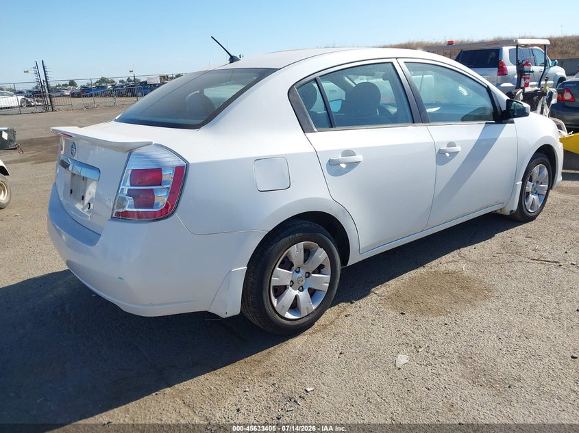 2011 Nissan Sentra VIN 3N1AB6AP1BL665561 IAAI salvage auction — NORMAL WEAR, Clear - Dealer Only (California), sold $25 on 2026-07-25 (photo 4)