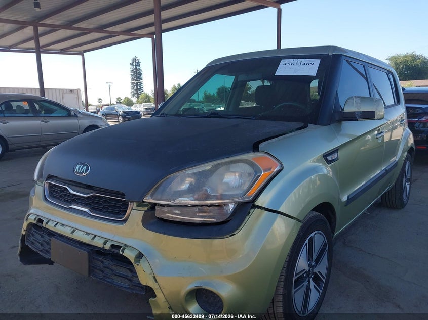 2013 Kia Soul VIN KNDJT2A57D7624277 IAAI salvage auction — FRONT END, Salvage Title, sold $25 on 2026-07-28 (photo 2)