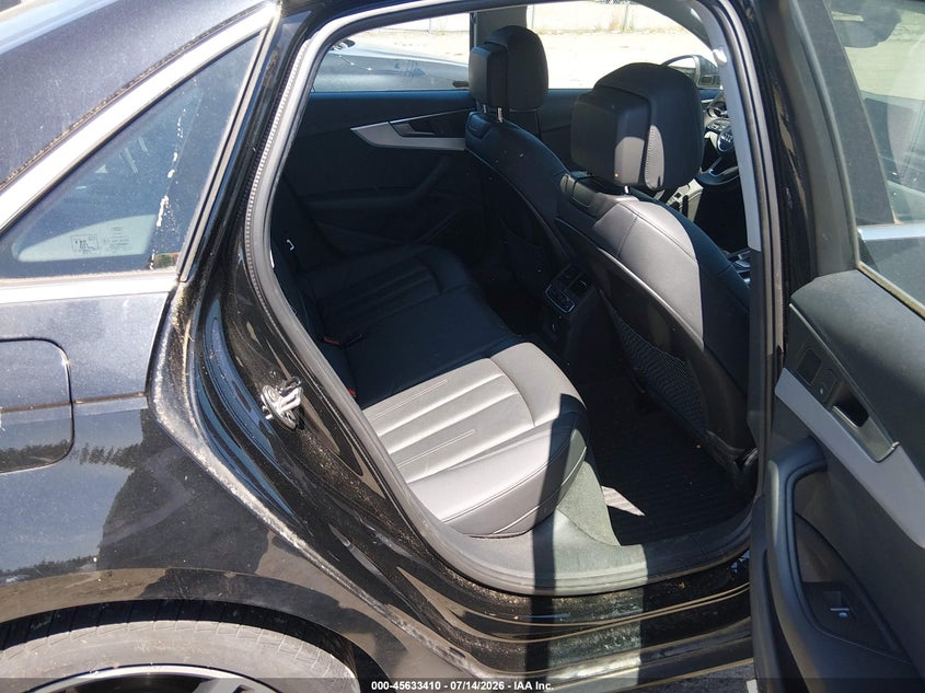 2018 Audi A4 VIN WAUENAF41JA120776 IAAI salvage auction — REAR END, Salvage Title, sold $4,500 on 2026-07-25 (photo 8)