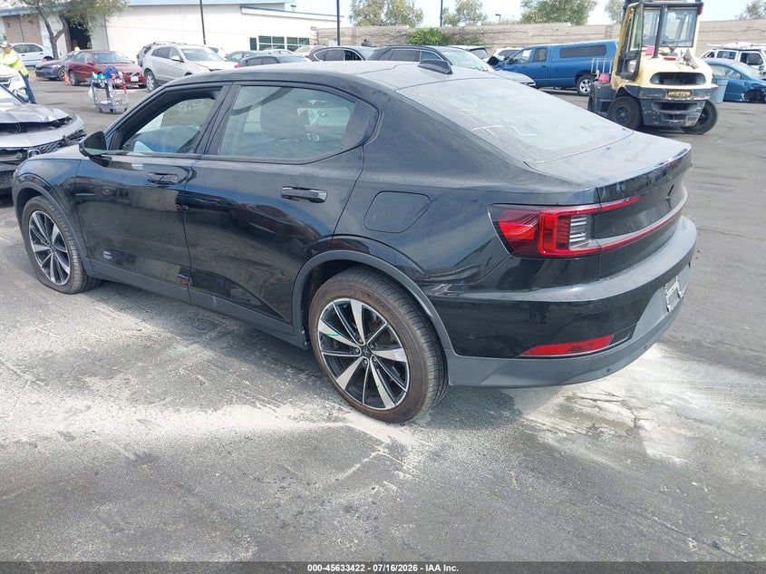 2022 Polestar 2 VIN LPSED3KAXNL081279 IAAI salvage auction — REAR END, Wait Title, sold $8,700 on 2026-09-04 (photo 3)