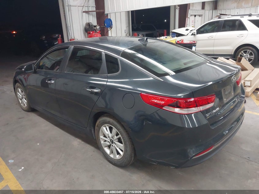 2016 Kia Optima VIN 5XXGT4L33GG078588 IAAI salvage auction — FRONT END, Salvage Title, sold $1,350 on 2026-07-28 (photo 3)