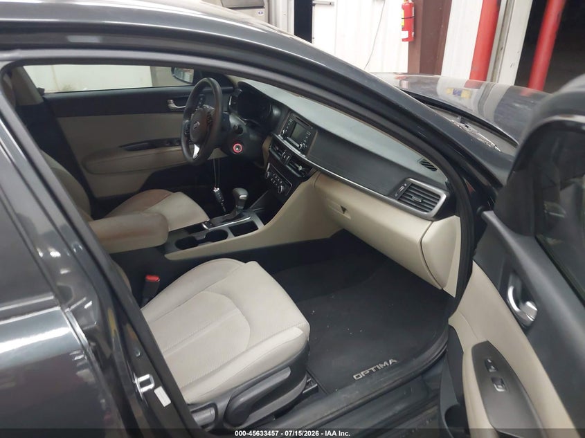 2016 Kia Optima VIN 5XXGT4L33GG078588 IAAI salvage auction — FRONT END, Salvage Title, sold $1,350 on 2026-07-28 (photo 5)