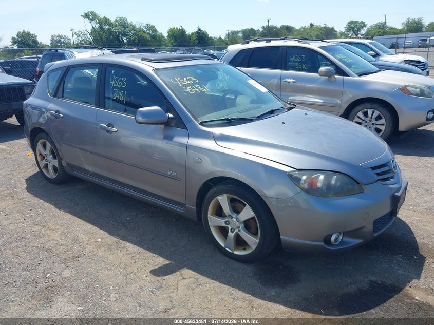 2006 Mazda 3 VIN JM1BK343061432583 IAAI salvage auction — NORMAL WEAR, Clear (Virginia), sold $25 on 2026-07-28 (photo 1)