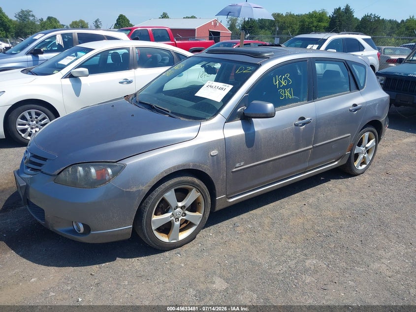 2006 Mazda 3 VIN JM1BK343061432583 IAAI salvage auction — NORMAL WEAR, Clear (Virginia), sold $25 on 2026-07-28 (photo 2)