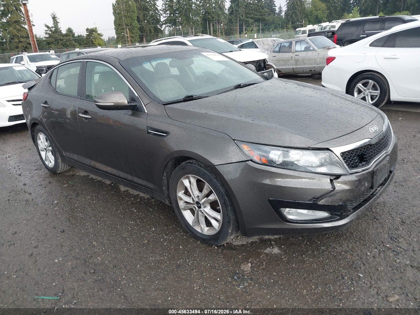 2011 Kia Optima VIN KNAGN4A74B5079503 IAAI salvage auction — FRONT & REAR, Bill Of Sale (Washington), sold $575 on 2026-07-24 (photo 1)