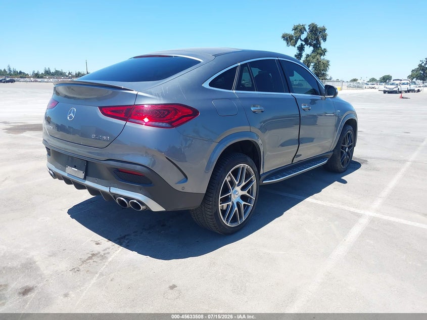 2021 Mercedes-benz Amg gle coupe VIN 4JGFD6BB6MA402682 IAAI salvage auction — SIDE, Salvage (California), sold $23,500 on 2026-07-28 (photo 4)