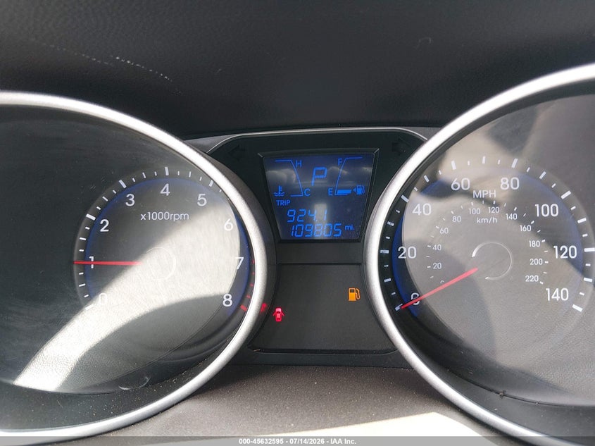 2014 Hyundai Tucson VIN KM8JT3AF0EU867880 IAAI salvage auction — NORMAL WEAR, Clear (Nevada), sold $1,950 on 2026-07-17 (photo 7)