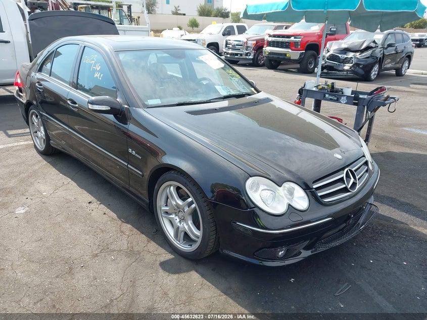 2005 Mercedes-benz C-klasse amg VIN WDBRF76J85F613212 IAAI salvage auction — FRONT & REAR, Salvage Certificate (California), sold $3,350 on 2026-08-09 (photo 1)